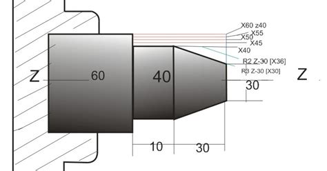 cnc part programming for taper turning|g90 taper turning cycle.